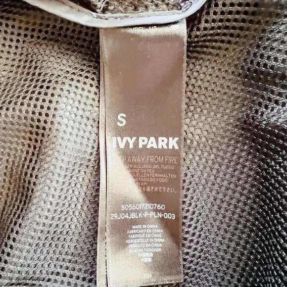 NEW Ivy Park Beyoncé Women Black Bomber Jacket, Size XS